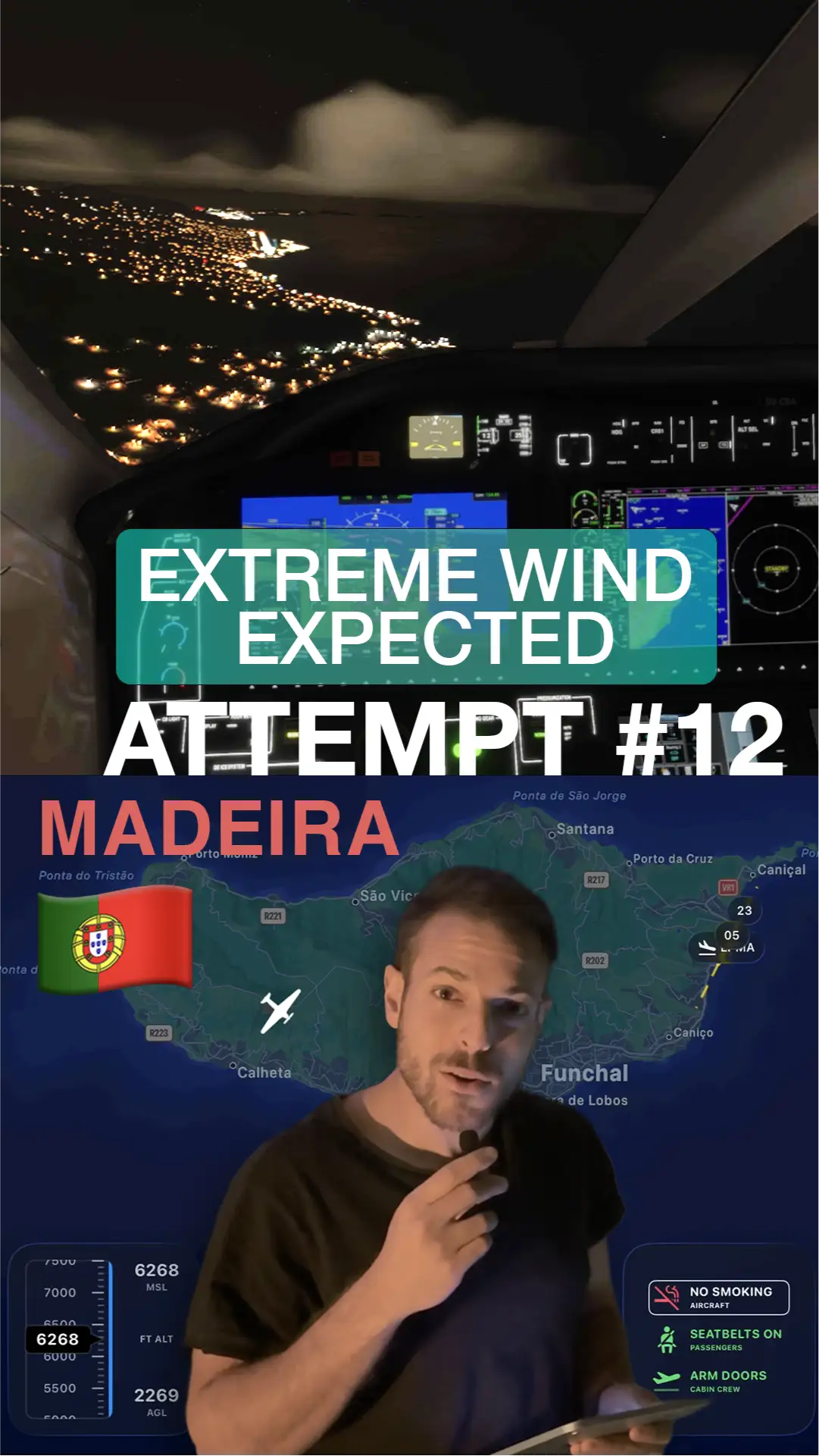 Madeira (LPMA) landing attempt thumbnail