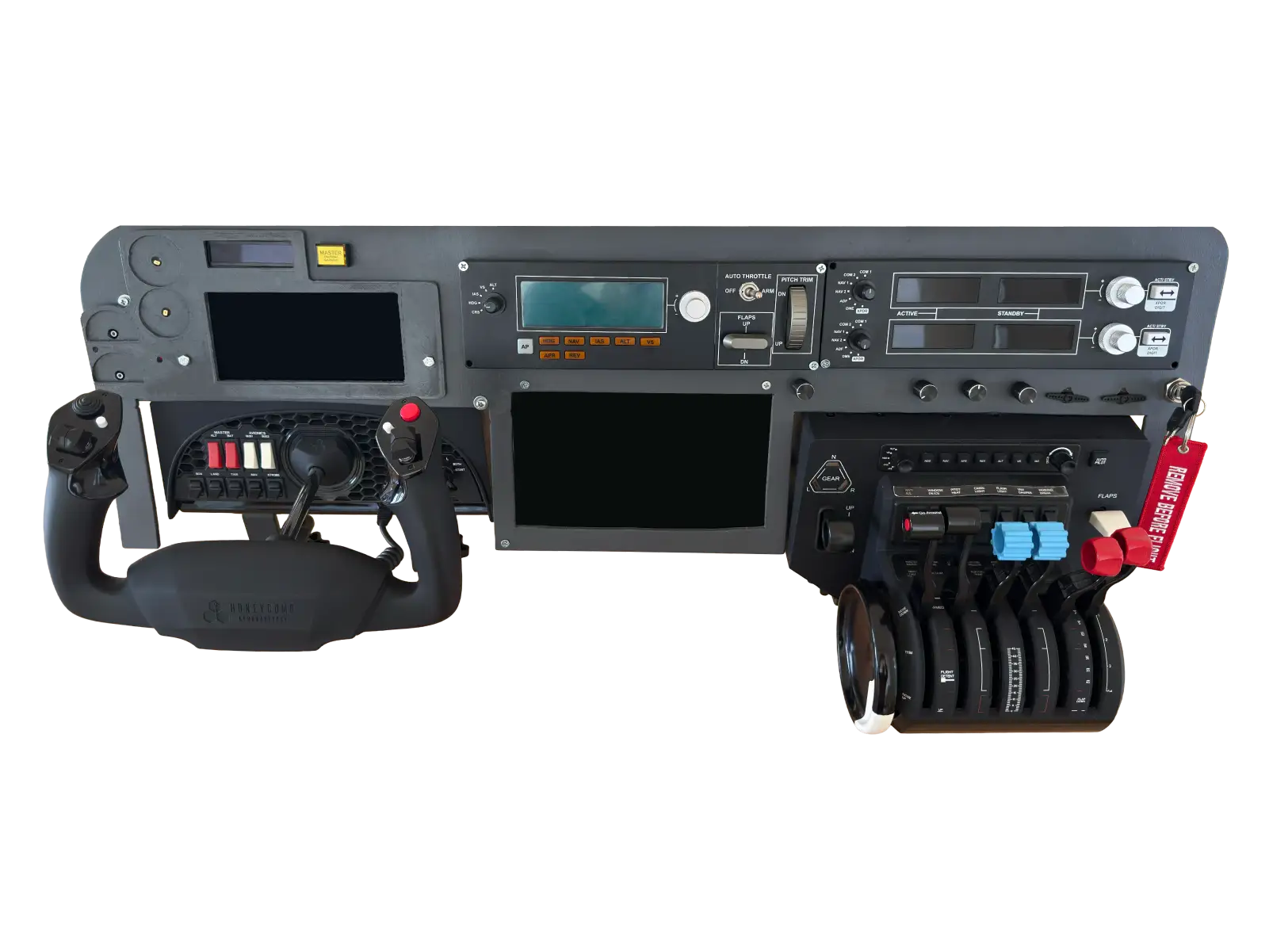 Inspiration: a DIY flight simulator cockpit build with physical controls