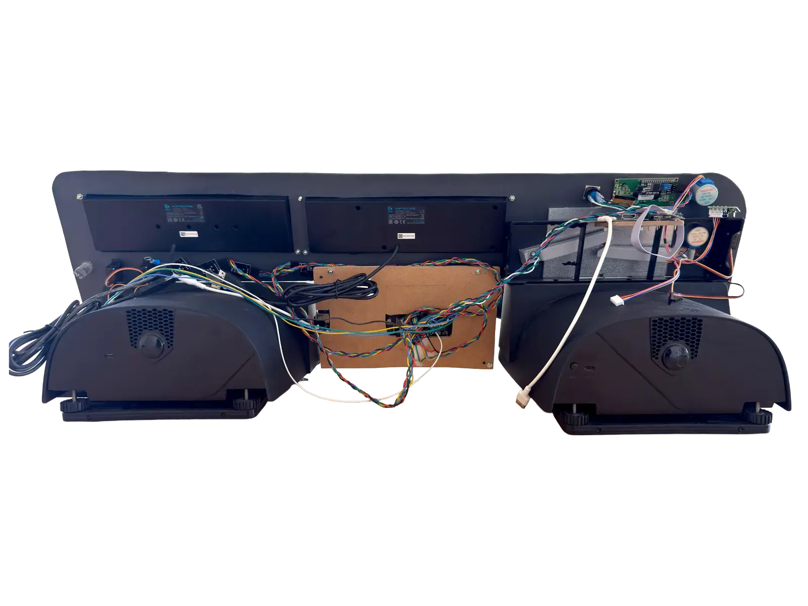 Inspiration: clean wiring inside a DIY cockpit control panel